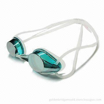 Swimming Goggles with Clear Sight and Long Lasting Effect, Made of Silicone Material